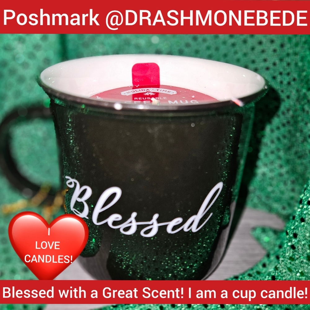 Coffee Mug Candle I Blessed